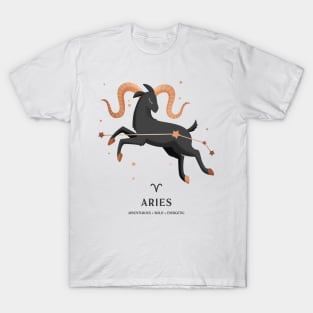 Aries Constellation Zodiac Series T-Shirt